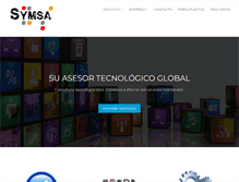 Tablet Screenshot of gruposymsa.com